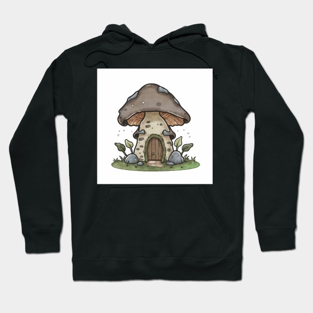 Rocky Mushroom Chalet Hoodie by rymeldy